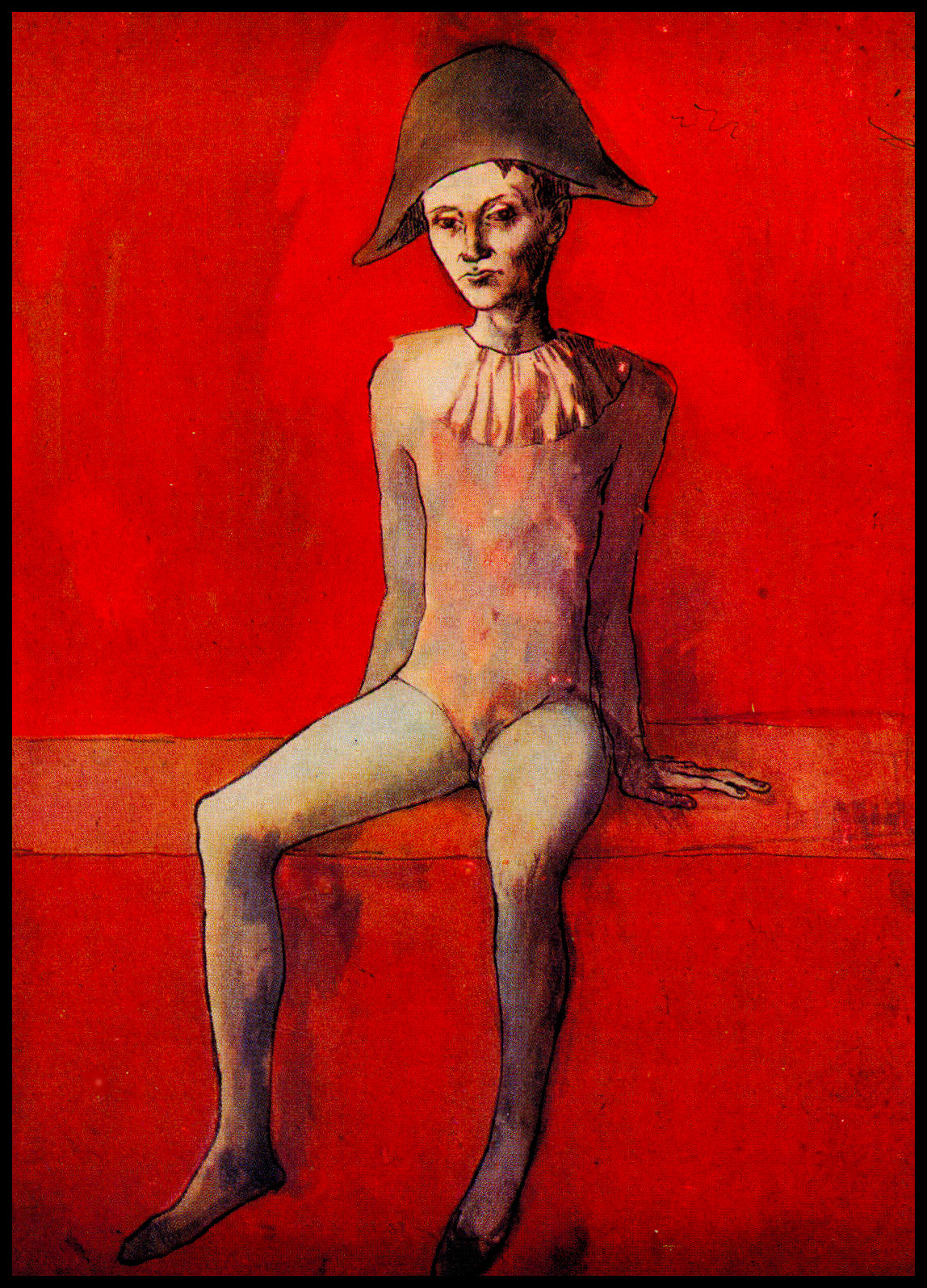 PABLO PICASSO, SEATED HARLEQUIN, 1905.